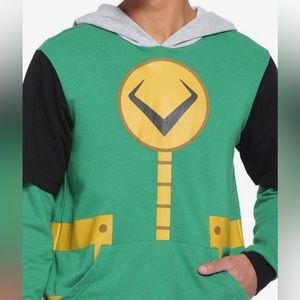Kid Loki Cosplay Hoodie Sweater Jacket Marvel Our Universe Unisex Hoodie
